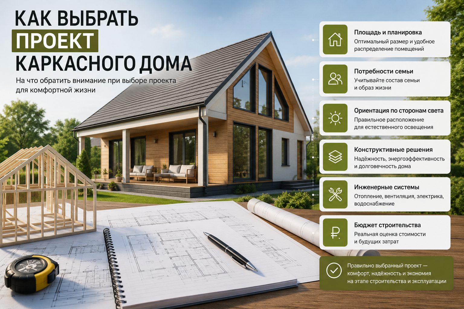 Выбор проекта для дома